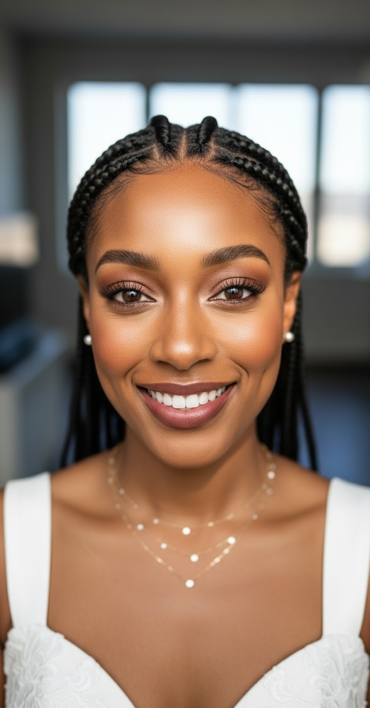 After Cornrow Braids